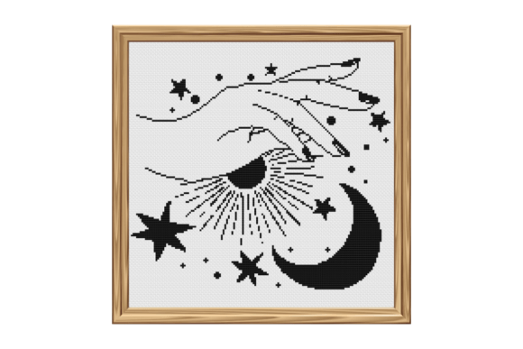Celestial Hand Cross Stitch Pattern Review for Boutiques