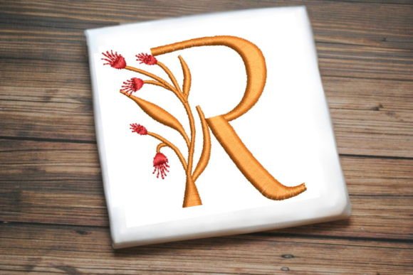 Floral Monogram Letter R: A Seasonal Embroidery Review