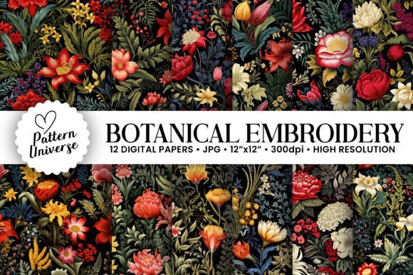 Review: Botanical Embroidery Floral Patterns for Makers