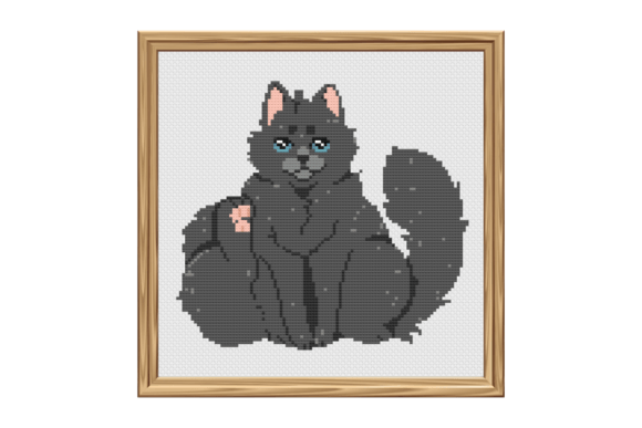 Review: Chubby Cat Cross Stitch Pattern for Holiday Crafts