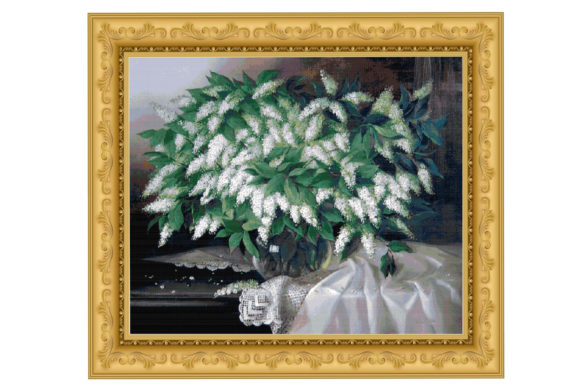 Review: Counted Cross Stitch Pattern-Flowers 104 for Apparel