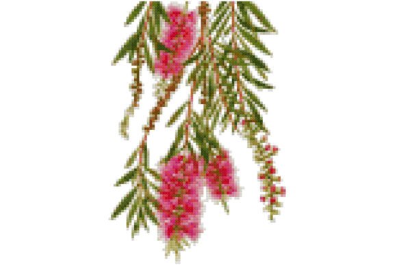 Review: Cross Stitch Pattern-Bottle Brush Flower for Makers