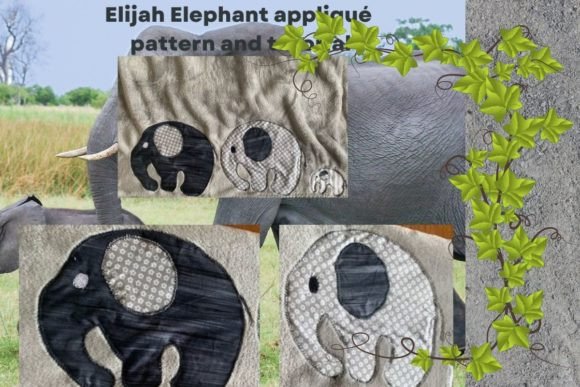 Review: Elephant 3 Appliqué Sewing Pattern for Boutiques