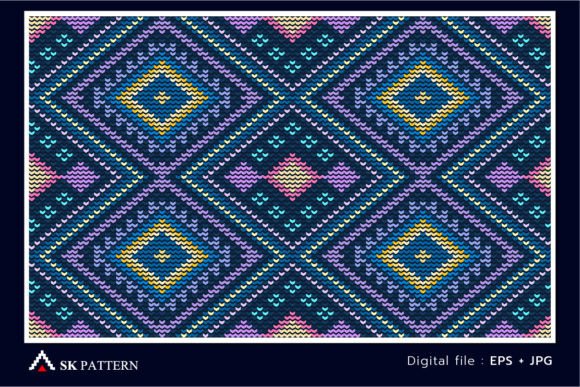 Review: Embroidery Abstract Navajo Style Design for Brands