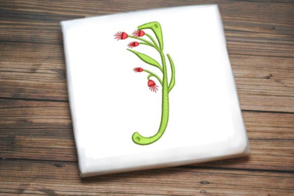 Review: Floral Monogram Letter J for Boutique Sweatshirts