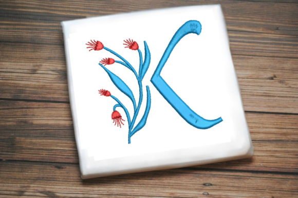 Review: Floral Monogram Letter K for Holiday Collections