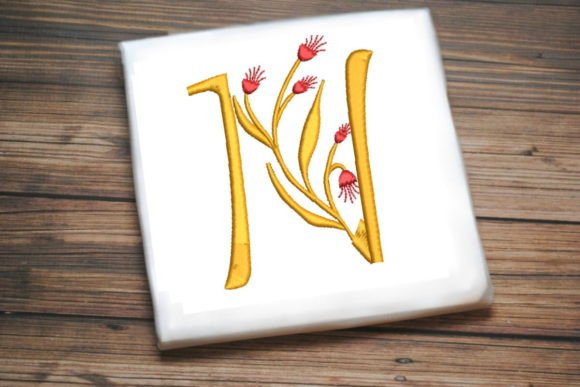 Review: Floral Monogram Letter N for Holiday Collections