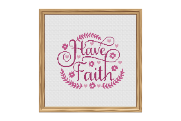 Review: Have Faith Cross Stitch Pattern for Boutique Apparel