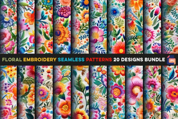 Reviewing Floral Embroidery Seamless Patterns for Holiday Sales