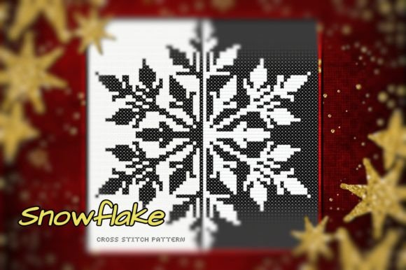 Snowflake Cross Stitch: A Minimalist Craft Fair Winner
